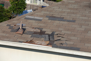 Roof hail damage in Tifton
