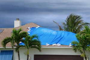 Hurricane roof damage in Tifton