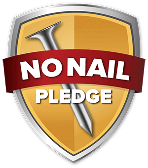 No nail pledge badge
