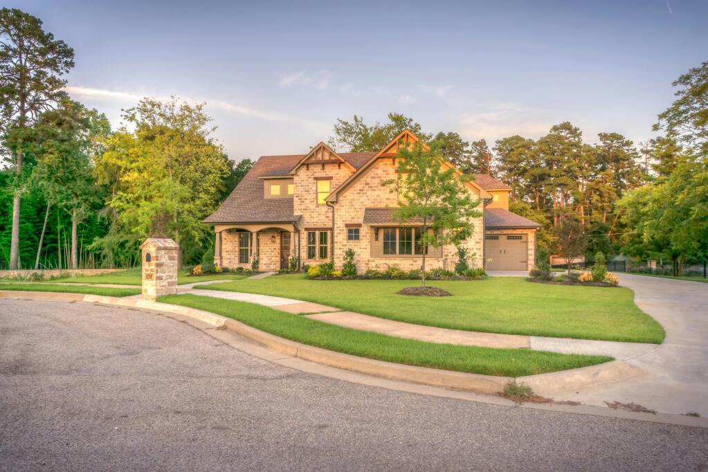Beautiful house in serene neighborhood.